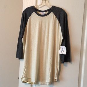 LuLaRoe heather and cream Randy size XL